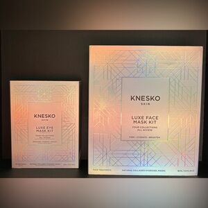 NIB KNESKO SKIN Luxe Face Mask Kit and Luxe Eye Mask Kit NIB